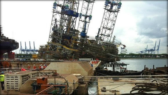 2012.12.03 - Jurong Shipyard Jackup Rig Accident Figure 2